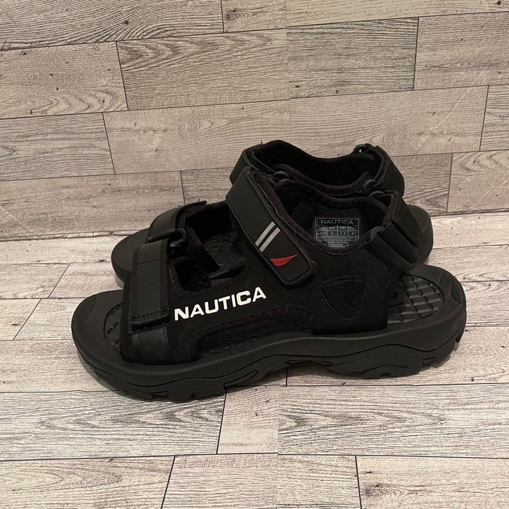 Nautica Alastor Black Trail Hiking Sandal Women’s size 8 New